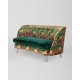 MINDTHEGAP | LA DOLCE VITA | VENICE SOFA | MITHOLOGY velvet and BRITISH RACING GREEN velvet