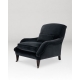 MINDTHEGAP | LA DOLCE VITA | WINSTON CHAIR | CHARCOAL cotton velvet
