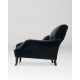 MINDTHEGAP | LA DOLCE VITA | WINSTON CHAIR | CHARCOAL cotton velvet