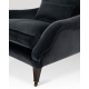 MINDTHEGAP | LA DOLCE VITA | WINSTON CHAIR | CHARCOAL cotton velvet
