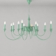 MINDTHEGAP | LA DOLCE VITA | BAILEY 12 Light Pendant - Sage Green resin ø120