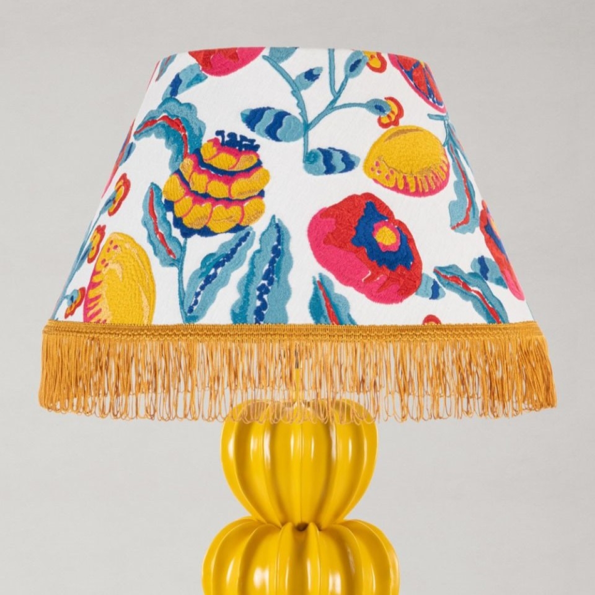 MINDTHEGAP | LA DOLCE VITA | Lampshade | FIORI DI LIMONE Embroidered