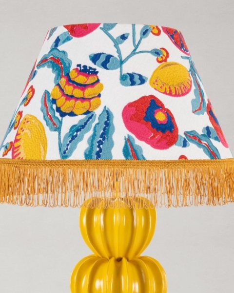 MINDTHEGAP | LA DOLCE VITA | Lampshade | FIORI DI LIMONE Embroidered