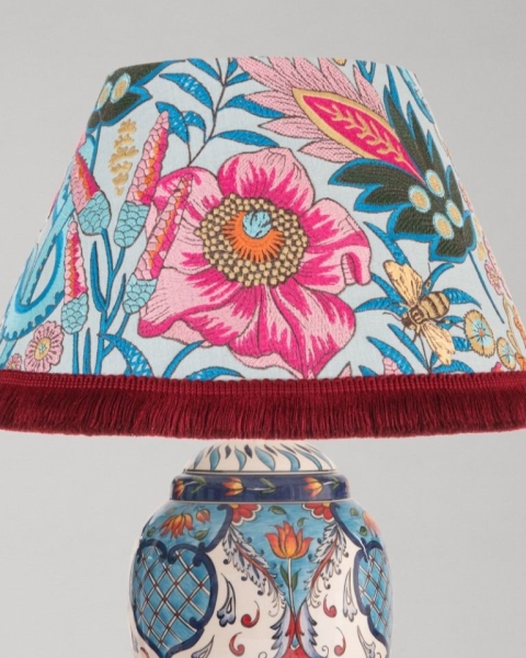 MINDTHEGAP | LA DOLCE VITA | Lampshade | GIARDINO SEGRETO Embroidered 