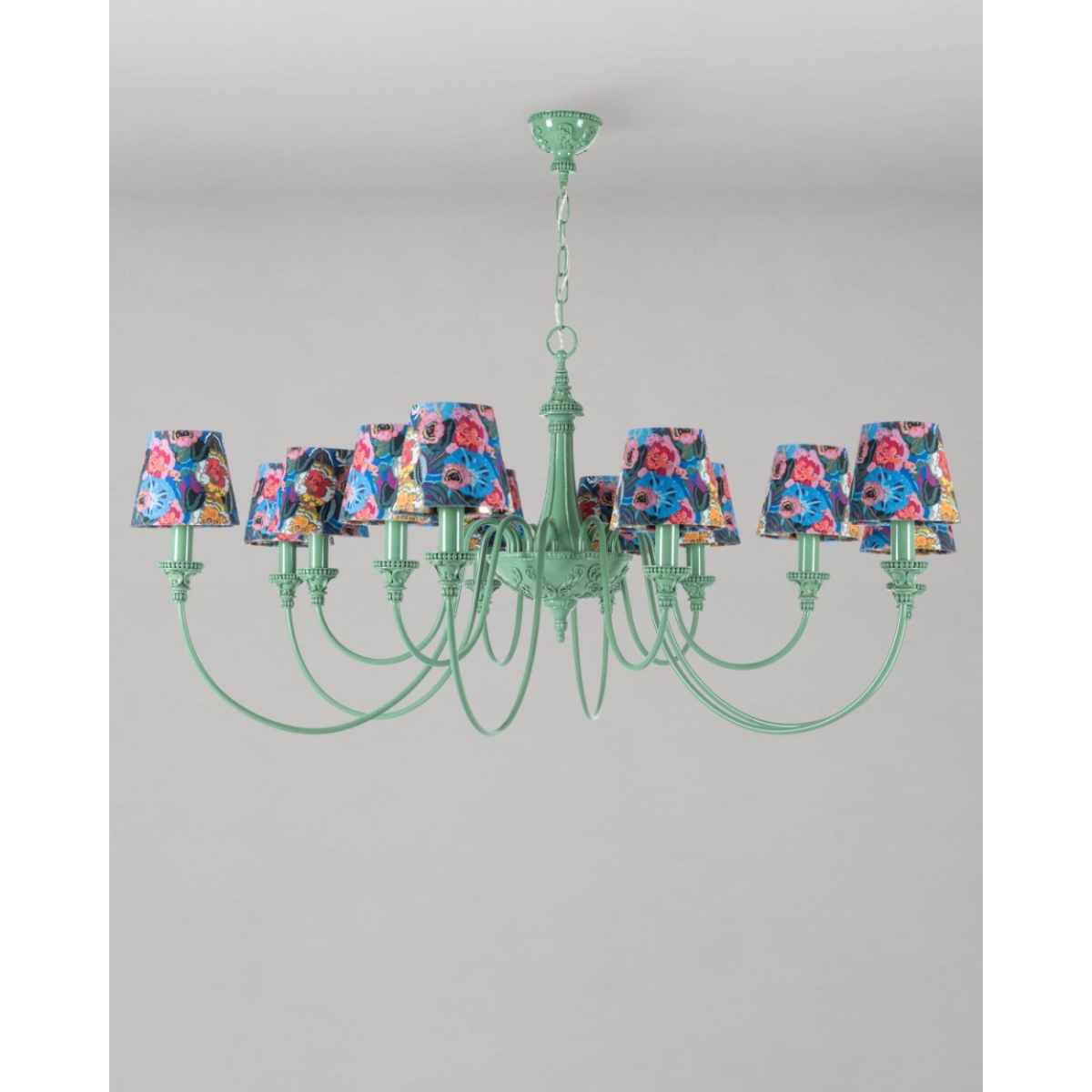 MINDTHEGAP | LA DOLCE VITA | Bailey 12 Light Pendant - FIORI IN FIORE Wall Shade