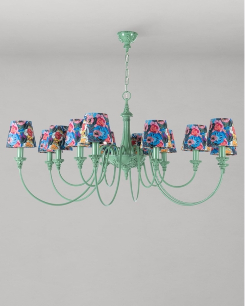 MINDTHEGAP | LA DOLCE VITA | Bailey 12 Light Pendant - FIORI IN FIORE Wall Shade