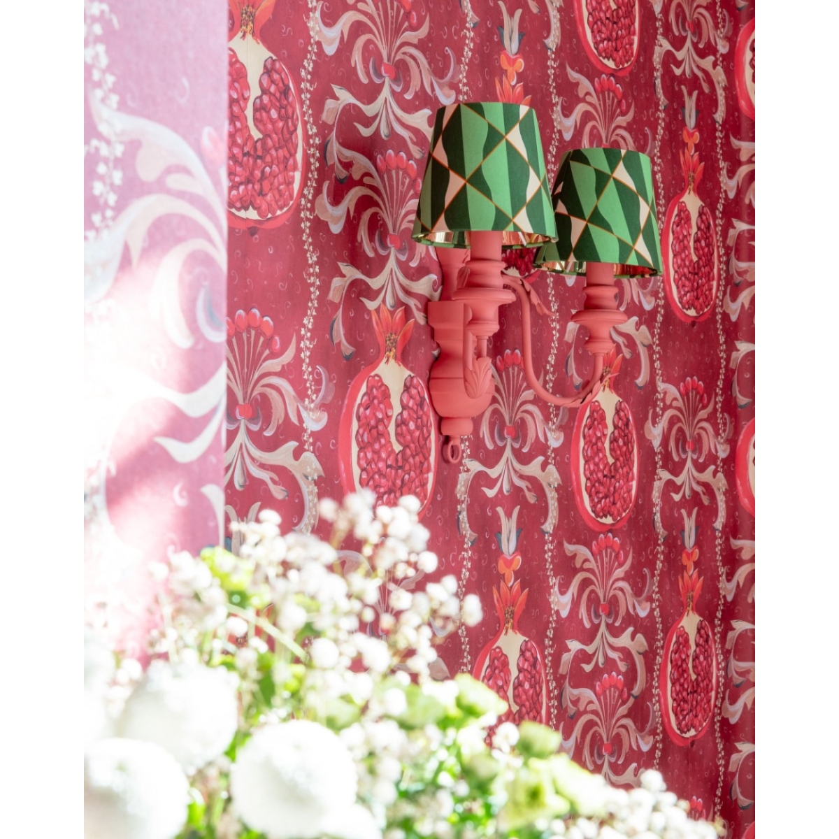 MINDTHEGAP | LA DOLCE VITA | Wall Shade | EMILE Double Arm Sconce Onde Verde 