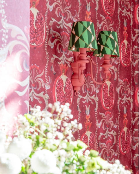 MINDTHEGAP | LA DOLCE VITA | Wall Shade | EMILE Double Arm Sconce Onde Verde 