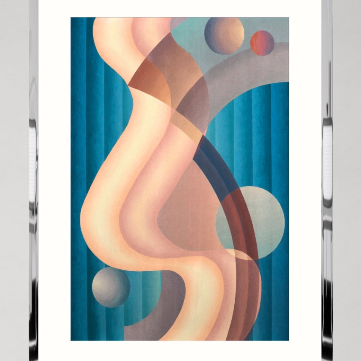 MINDTHEGAP | COMPOSITION NO. 6 by STUART WALKER Framed Art