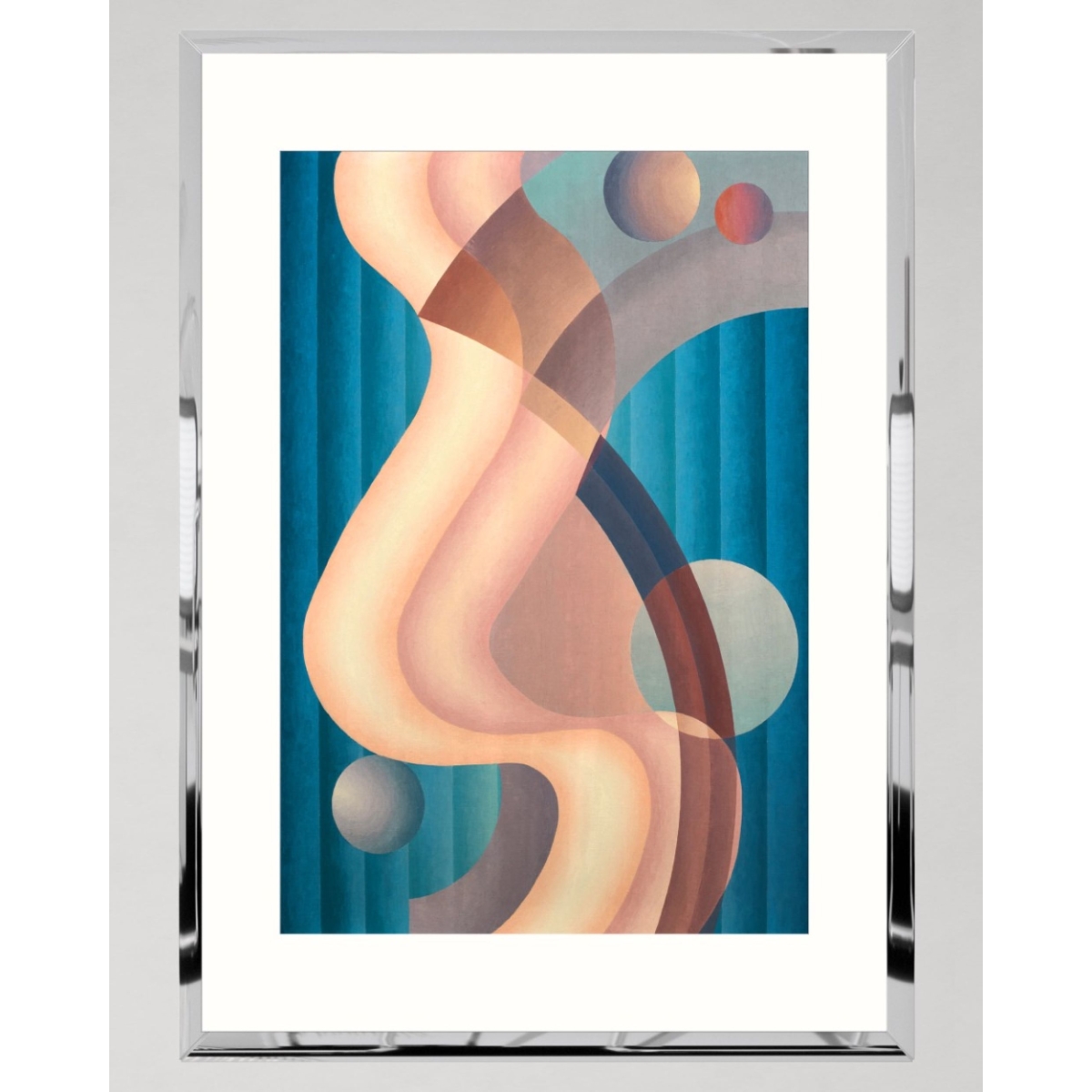 MINDTHEGAP | COMPOSITION NO. 6 by STUART WALKER Framed Art