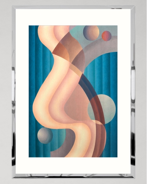 MINDTHEGAP | COMPOSITION NO. 6 by STUART WALKER Framed Art