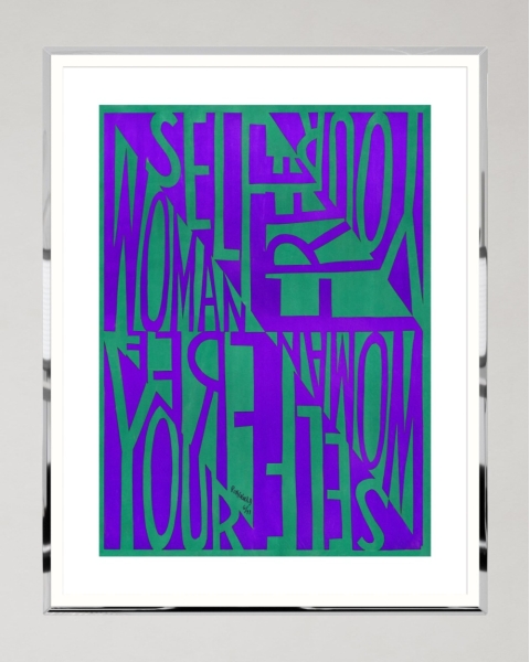 MINDTHEGAP | FREE WOMAN by FAITH RINGGOLD Framed Art