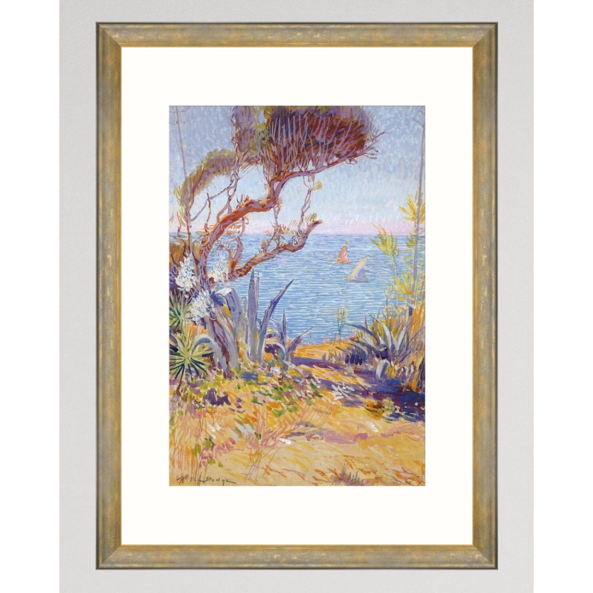 MINDTHEGAP | LA DOLCE VITA | Framed Art | MEDITERRANEA by WILLIAM DE LEFTWICH DODGE 