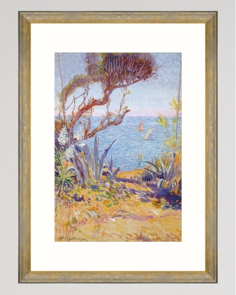 MINDTHEGAP | LA DOLCE VITA | Framed Art | MEDITERRANEA by WILLIAM DE LEFTWICH DODGE 
