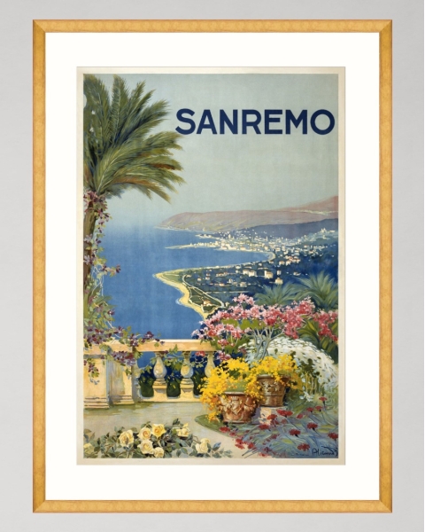 MINDTHEGAP | LA DOLCE VITA | Framed Art | SANREMO 