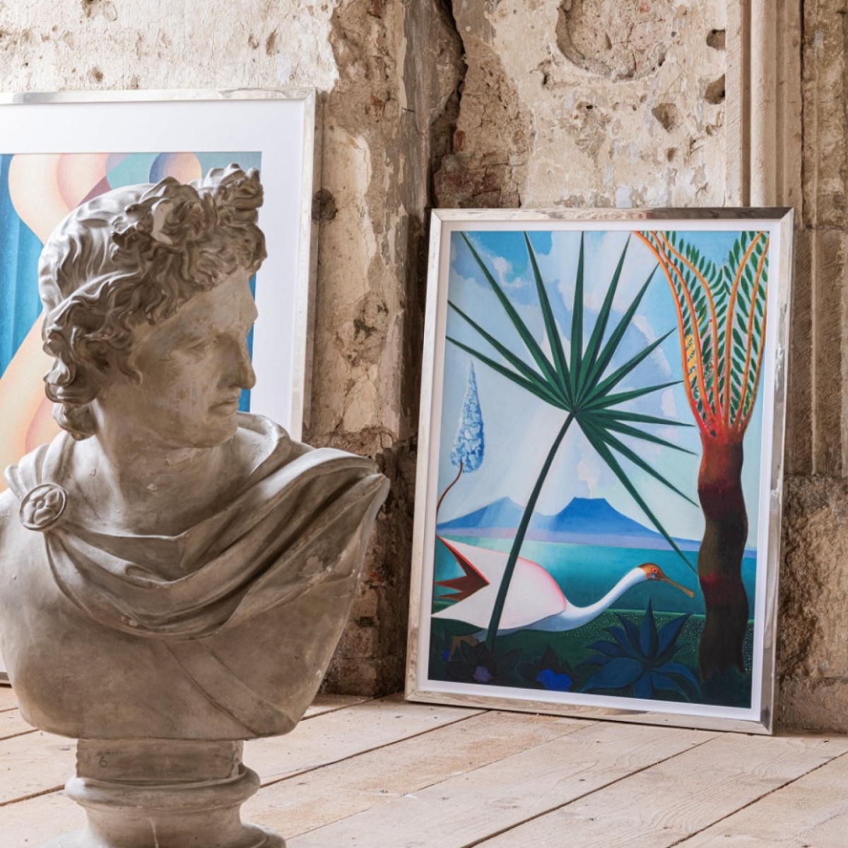 MINDTHEGAP | LA DOLCE VITA | Framed Art | NEAPOLITAN SONG by JOSEPH STELLA 