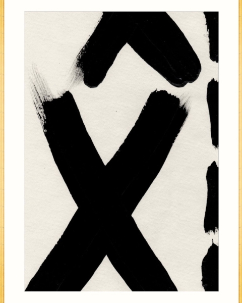 MINDTHEGAP | LA DOLCE VITA | Framed Art | SWEEPING STROKES III 