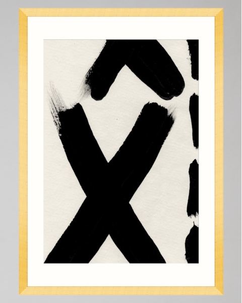 MINDTHEGAP | LA DOLCE VITA | Framed Art | SWEEPING STROKES III 