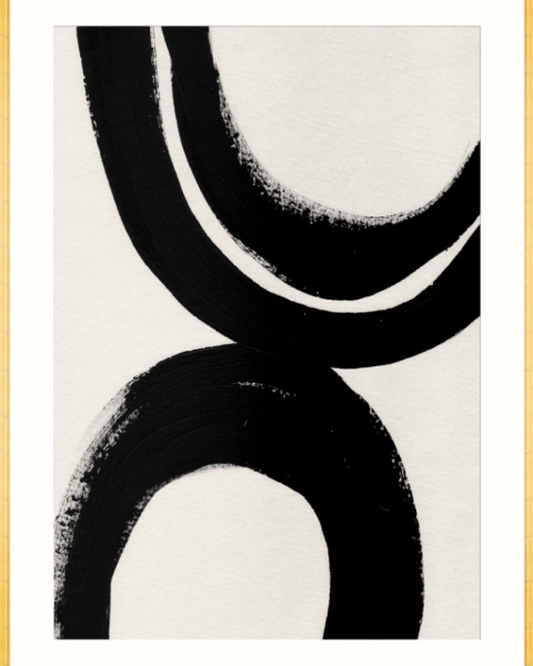 MINDTHEGAP | LA DOLCE VITA | Framed Art | SWEEPING STROKES V 
