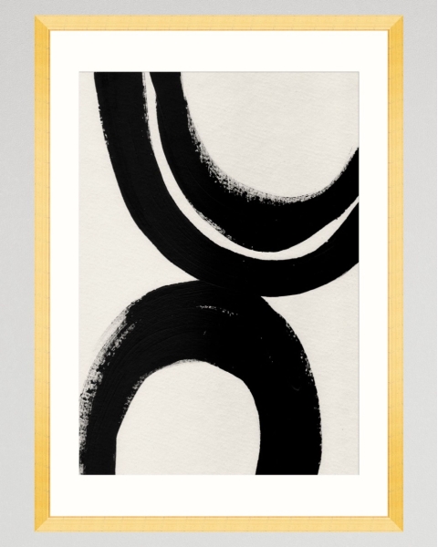 MINDTHEGAP | LA DOLCE VITA | Framed Art | SWEEPING STROKES V 