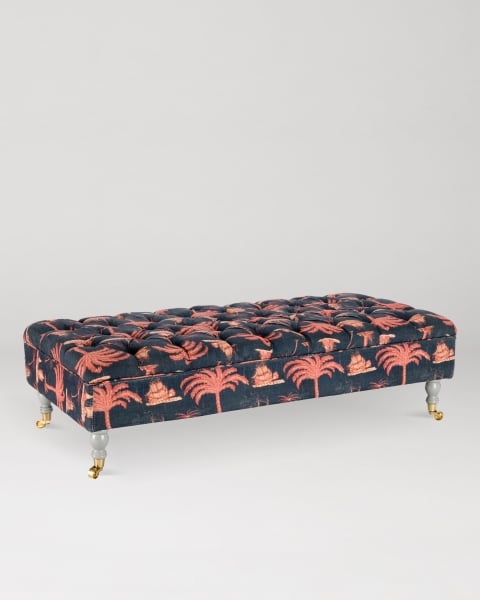 MINDTHEGAP | Sundance Villa | Sofa | SARAY OTTOMAN - AEGEAN Indigo Fabric