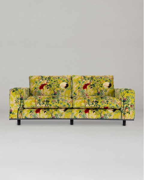 MINDTHEGAP | The Contemporary Capsule | Alpharetta Sofa | Royal Garden Green Velvet