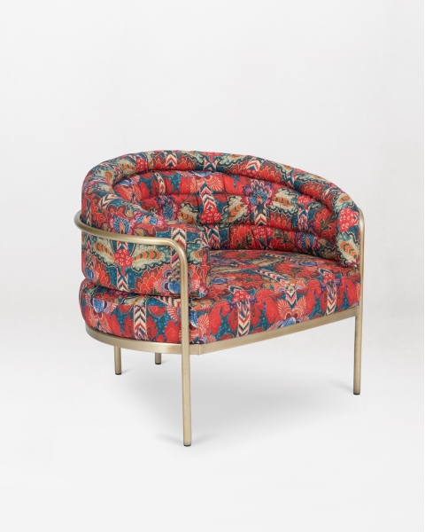 MINDTHEGAP | The Contemporary Capsule | Peregrine Chair | Psychedelia Linen