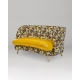 MINDTHEGAP | The Contemporary Capsule | VENICE SOFA | La Voliere Velvet and Yuzu Yellow Glossy Leather