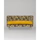 MINDTHEGAP | The Contemporary Capsule | VENICE SOFA | La Voliere Velvet and Yuzu Yellow Glossy Leather