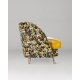 MINDTHEGAP | The Contemporary Capsule | VENICE SOFA | La Voliere Velvet and Yuzu Yellow Glossy Leather