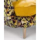 MINDTHEGAP | The Contemporary Capsule | VENICE SOFA | La Voliere Velvet and Yuzu Yellow Glossy Leather