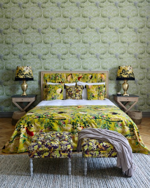 MINDTHEGAP | The Wallpaper Compendium | Savage Leaves Green | WP20445