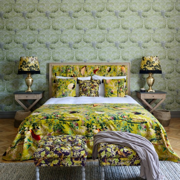 MINDTHEGAP | The Wallpaper Compendium | Savage Leaves Green | WP20445