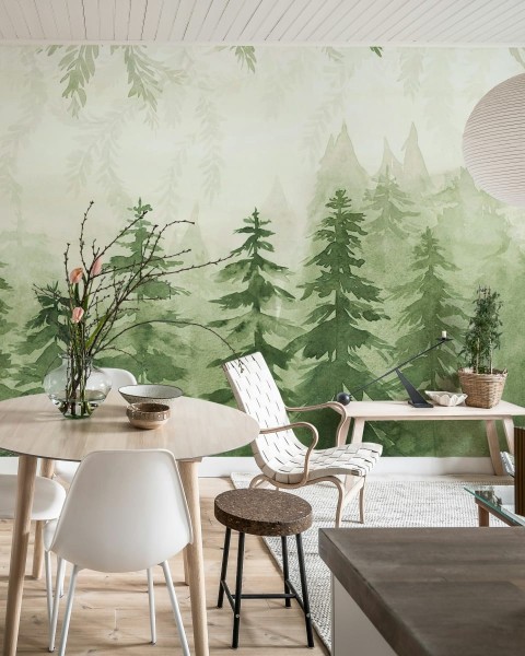Watercolor Forest