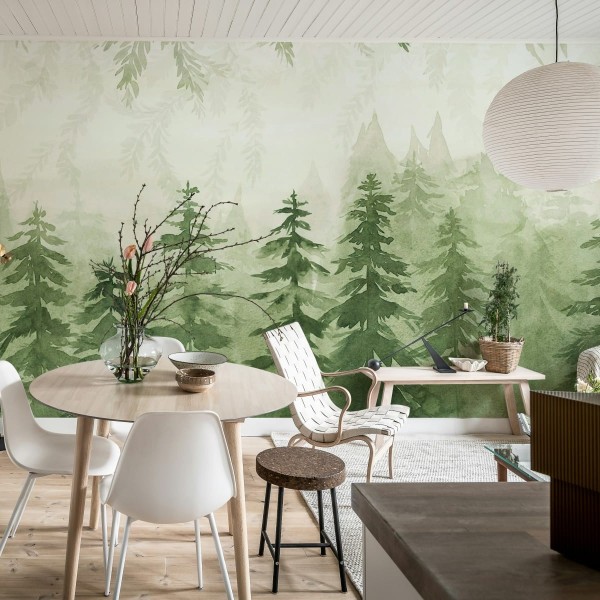Watercolor Forest