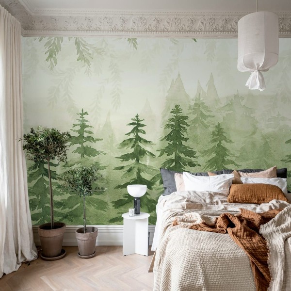 Watercolor Forest