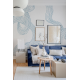 Stripes, Light Blue