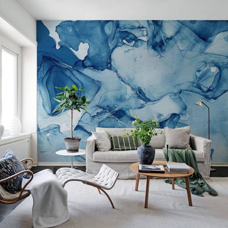 Blue Watercolors