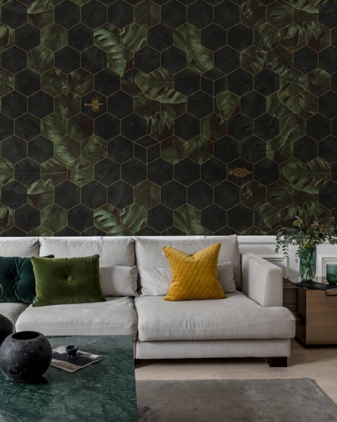 Hexagon Leaves