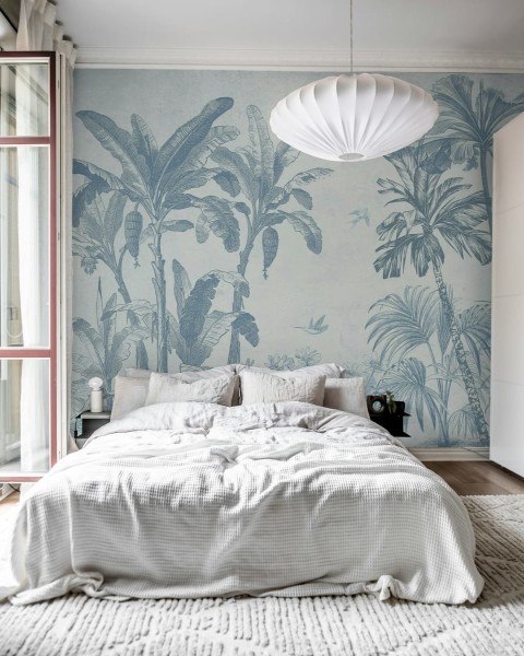 Misty Jungle, Light Blue