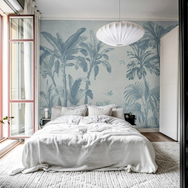 Misty Jungle, Light Blue