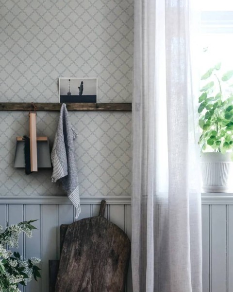 Sandberg / Trellis Misty Blue S10303